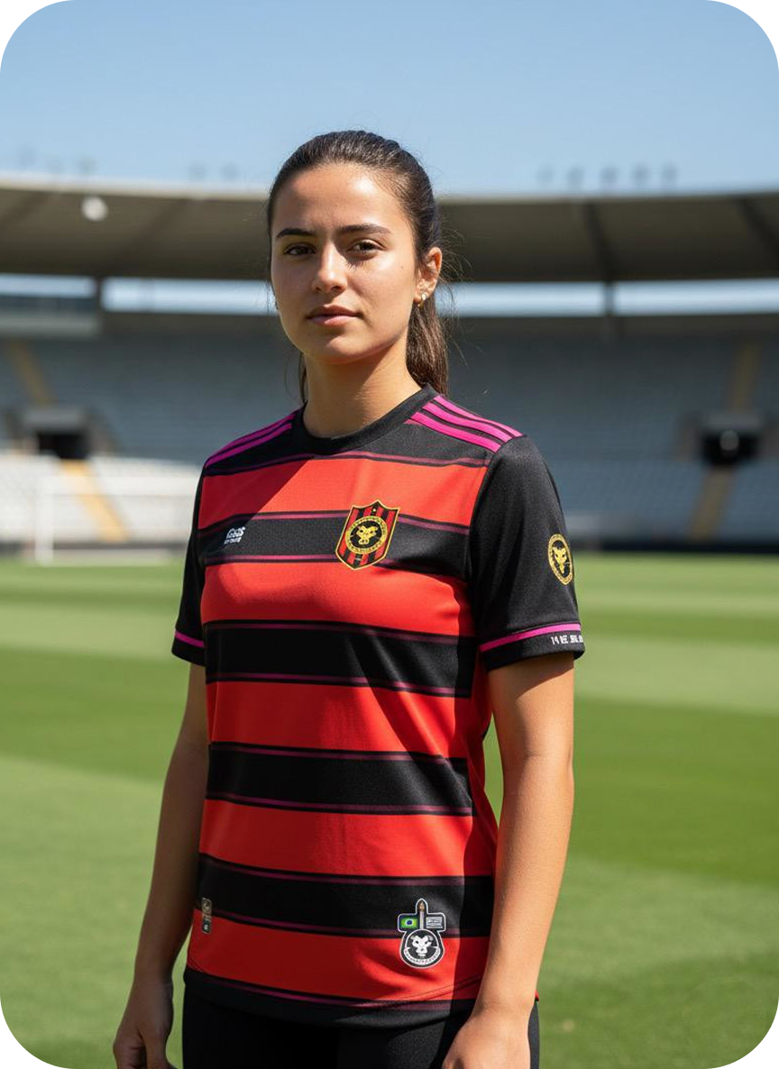 Camisa feminina do 14 de Julho
